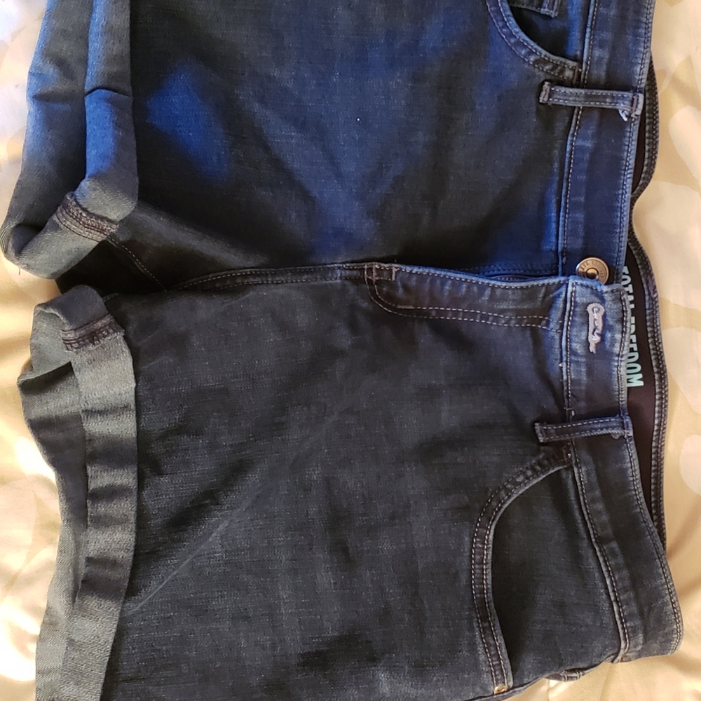 Dark Blue Women Jean Shorts
